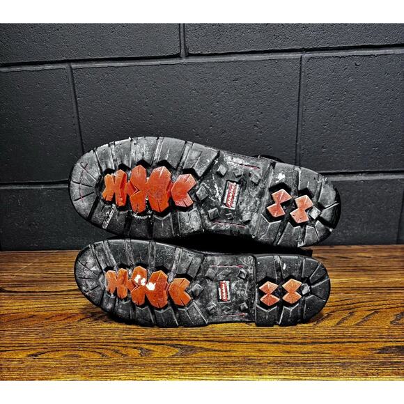 DICKIES Brown Leather Steel Toe Work Boots Men’s Sz 10 - Picture 8 of 8